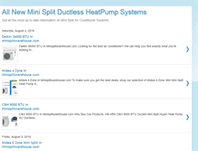 Tablet Screenshot of mini-split-air-conditioners.us